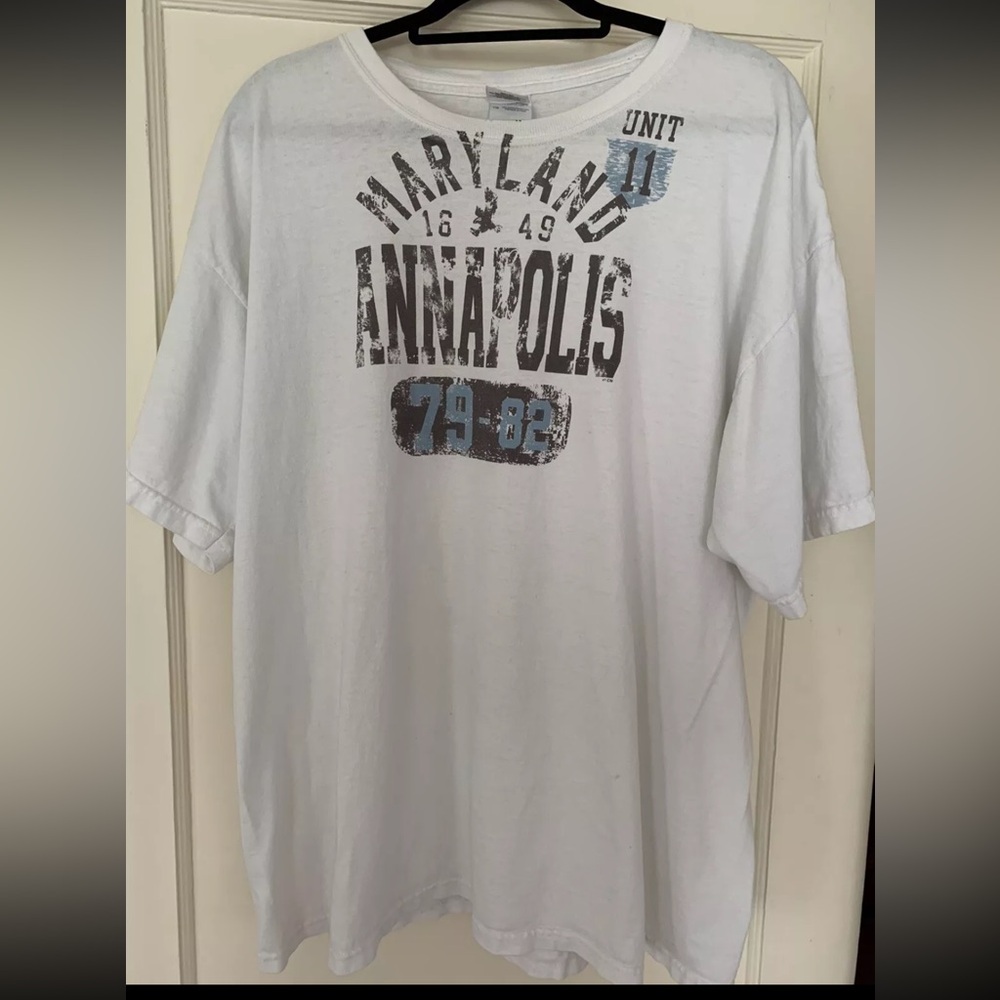 Mens Annapolis Maryland MD T-Shirt Size XL Vintage Style